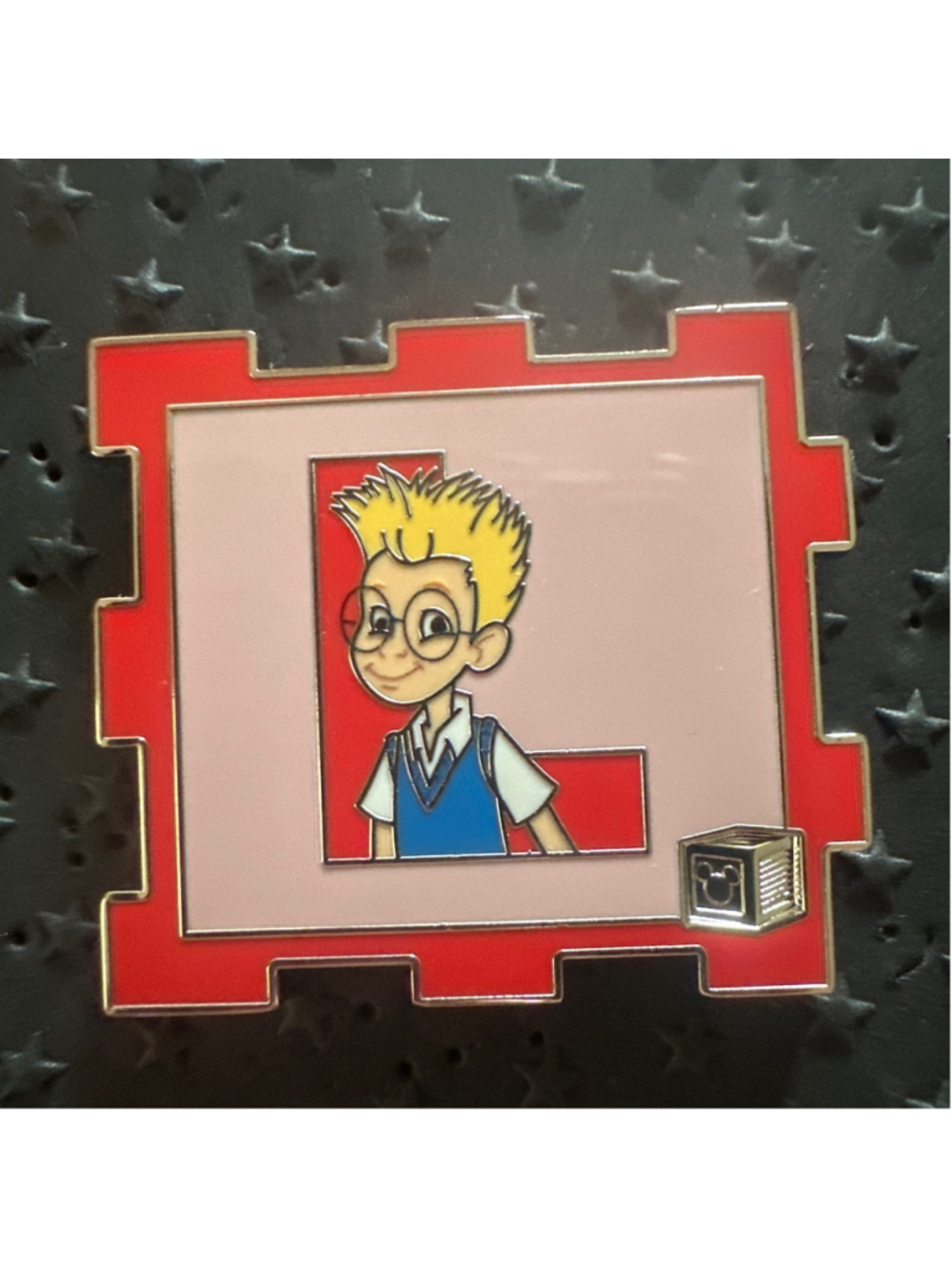 2026 Disney Parks A-2-Z Alphabet Block Mystery Pin L Lewis Robinson LR